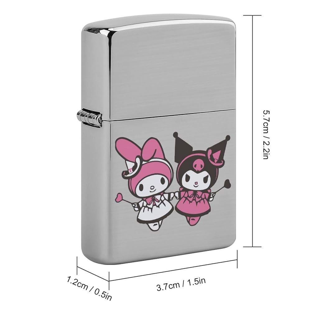パロディキャラクター　オイルライター　milly zippo サンリオ マイ メロディ クロミ ちゃん オイルライター